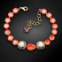 Aproce "Kristāla Lāse III (Light Coral)" ar Swarovski™ kristāliem